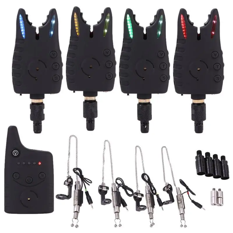  1/Set Fishing Multivariate Function Tools Portable JY-57-SWK Fishing Bite Alarm Set Sensitivity Ale