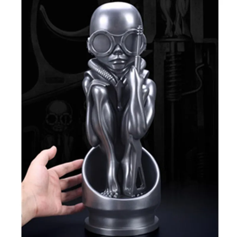 Холодное литье алюминия Ver Alien queen H. R. Giger Colophony ремесла скульптура настольное украшение G1489