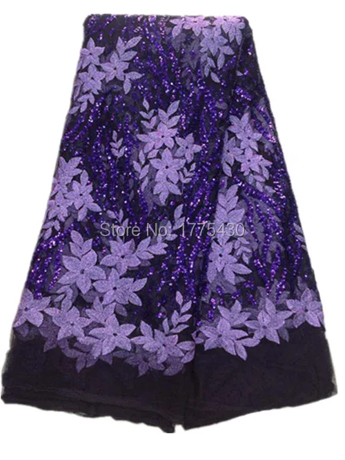 

French lace fabric,most popular African net lace fabric with sequins for dress Free shipping