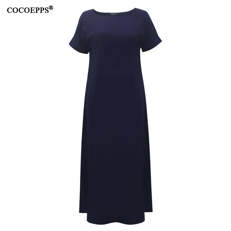 5XL 6XL Casual Plus Size Summer Long Dress Women Large Size Loose Maxi Dress Big Size Women Clothing Floor Length Dress