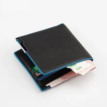 Leather men's luxury wallet, made of faux leather, thin double wallet, credit card holder, business men's wallet, men's wallet