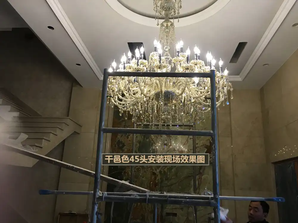 gran araña para la sala de estar candelabros grandes techo de arañas de