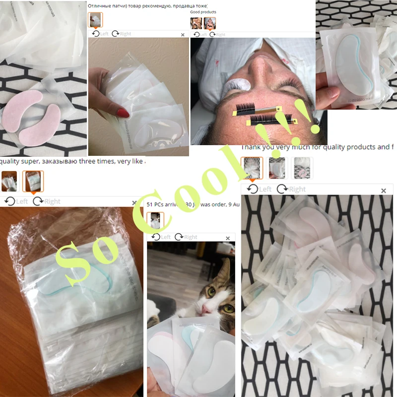 10/20/50 Pairs Grafting Eyelashes Under Eye Pads Eye Gel Patches Sticker Wraps Eyelash Extension Makeup Tools eyelash patches eyelash patch eyelash pads eyelash accessories eyelash extension supplies eye patches
