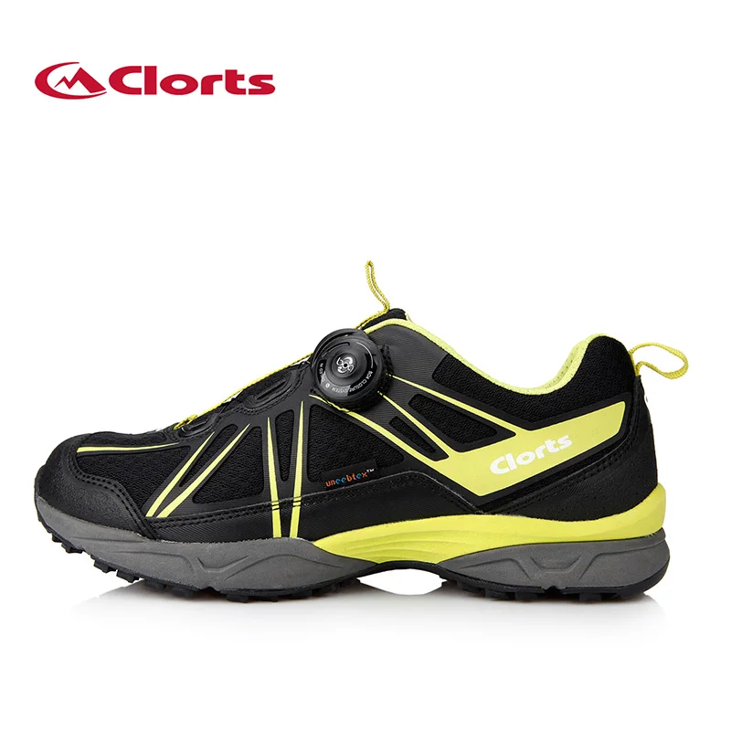 2016 Clorts Men Hiking Shoes Boa Lacing System Mesh Outdoor Sneakers
