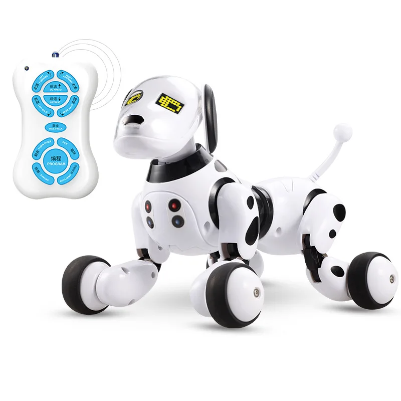 New Electronic Pets RC Robot Dogs Stand Walk Cute Interactive Intelligent Dog Robot Toy Smart Wireless Electric Toys For Kids