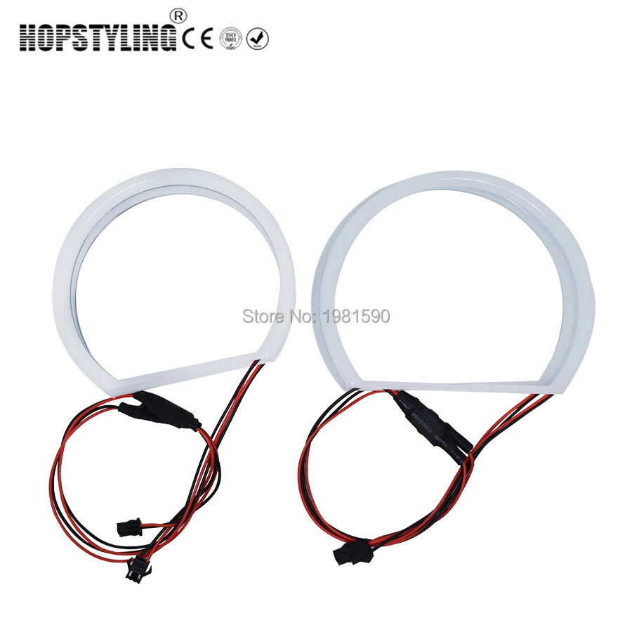 Hopstyling 1 pair 4x131mm Cotton angel eyes headlight For BMW E36 E38 E39 E46 projector auto halo rings headlight car-styling Hopstyling 1 pair 4x131mm Cotton angel eyes headlight For BMW E36 E38 E39 E46 projector auto halo rings headlight car-styling
