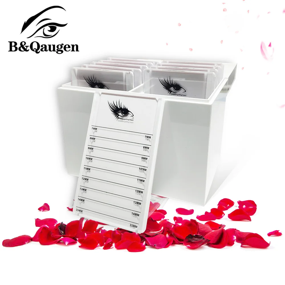 

Eyelash Storage Box Display Stand Acrylic Box Holder Grafting Eyelashes Extension 10 Layers Makeup False Eyelash Glue Pallet BQ