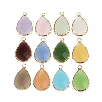 

Wholesale 2019 New 5pcs/lot Fashion alloy Glass Bracelets Charm Love Heart Pendants For Necklace DIY Jewelry Making Findings