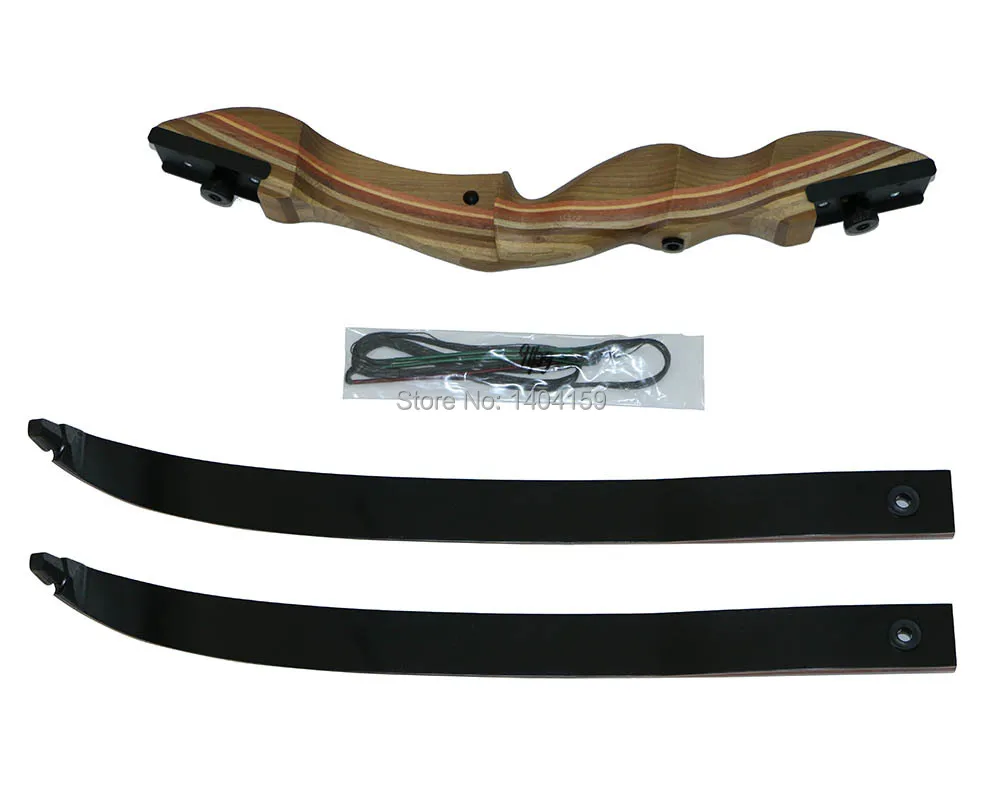 1 piece high quality 50 lbs archery wooden recurve bows with laminated riserin Bow & Arrow from