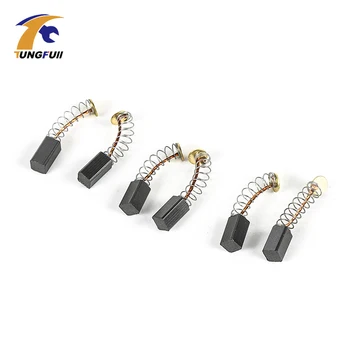 

Tungfull Mini Drill Accessories 10pcs/5Pairs Carbon Brush Dremel Rotary Tool Spare Parts for Generic Electric Motor Power Tools