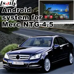 Android 6,0 gps окно навигации для Mercedes benz C class W204 205 NTG 4,5 видео интерфейс коробка Зеркало Ссылка waze google карты