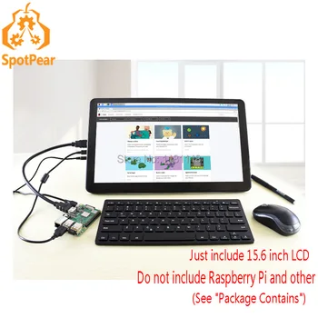 

Raspberry Pi 15.6inch HDMI LCD (H)+US adapter ,for computer mini PC