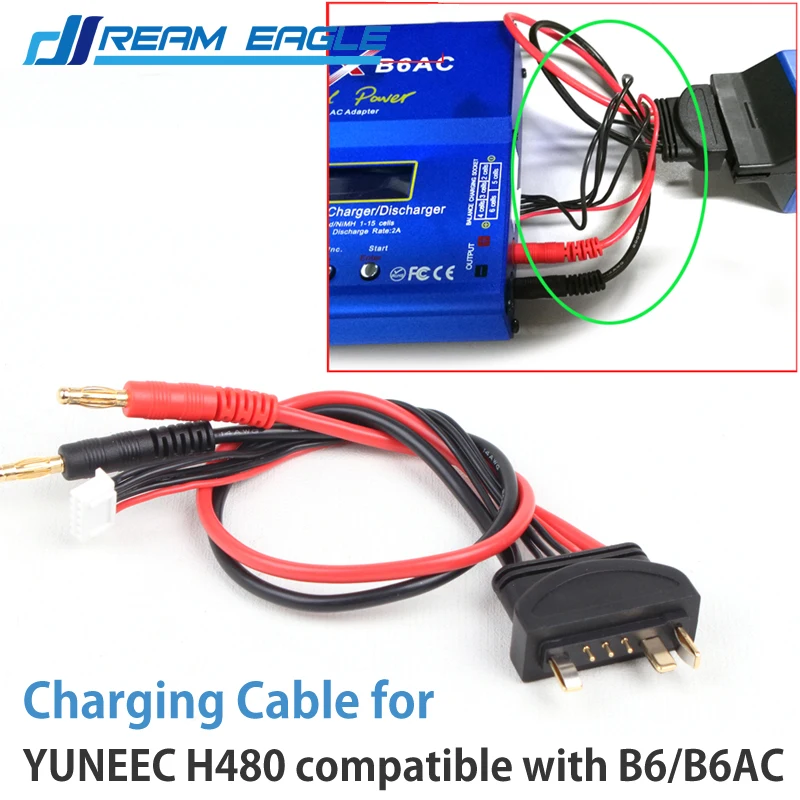 Phantom 2/3 Battery Charging Cable B6 B6AC Balance Charger Adapter Patch Cable