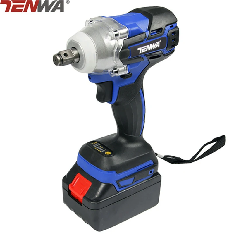 

TENWA Brushless Electric Wrench 21V 4000mAh Cordless Power Tool 320N.m Torque Rechargeable Lithium-Ion Battery Impact Wrench