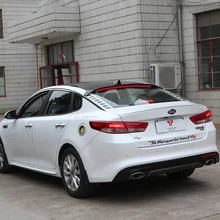 Для Kia K5 Optima украшение автомобиля ABS пластик краска ing цвет задний багажник светодиодный светильник спойлер на крыше