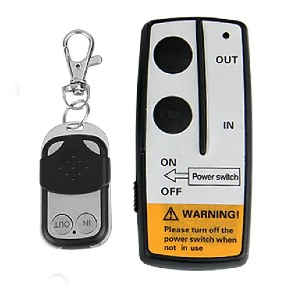 Remoto sem Fio do Guincho Remotos com Luz Carro para o Caminhão Kit de Controle Junehome Universal 2 Controles Indicadora Detector Jeep Atv Suv 12 v 50ft 9 Cheap Chaves do carro e relé