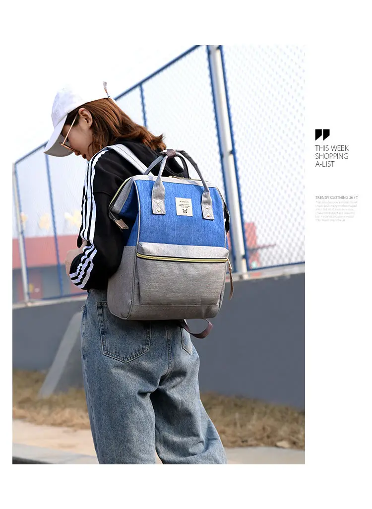 HTB1eAEJPMHqK1RjSZFPq6AwapXaT 2019 Korean Style oxford Backpack Women plecak na laptopa damski mochila para adolescentes school bags for teenage girls