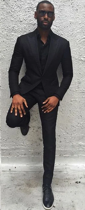 889 Latest Coat Pant Designs Black Casual Custom Wedding Suits For Men Groom Beach Peaked Lapel Jacket Skinny 2 Pieces Terno