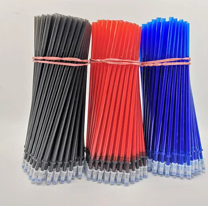 

20Pcs/Set Erasable Pen Refill 0.5mm Blue Black Red Ink School Stationery Writing Tool Gift