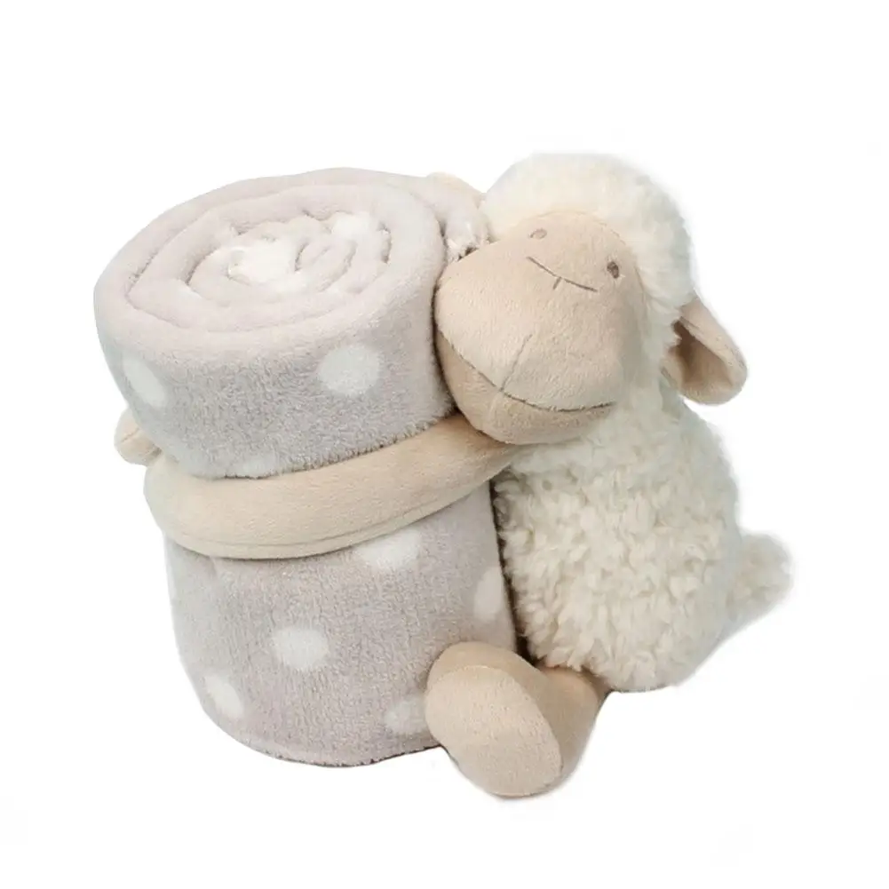 Baby Toys Baby Comfort Towel Plush Blanket PP Cotton White Lamb Plush
