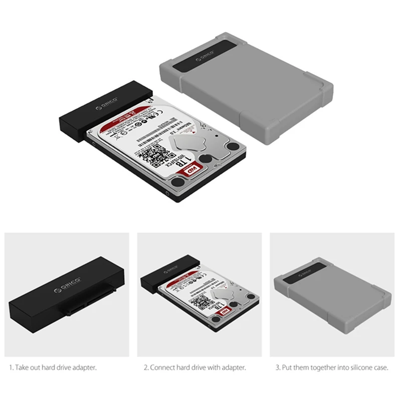 ORICO USB3.0 к Тип C SATA3.0 2 5 HDD SSD жесткий диск Внешний корпус адаптер Гбит инструментов