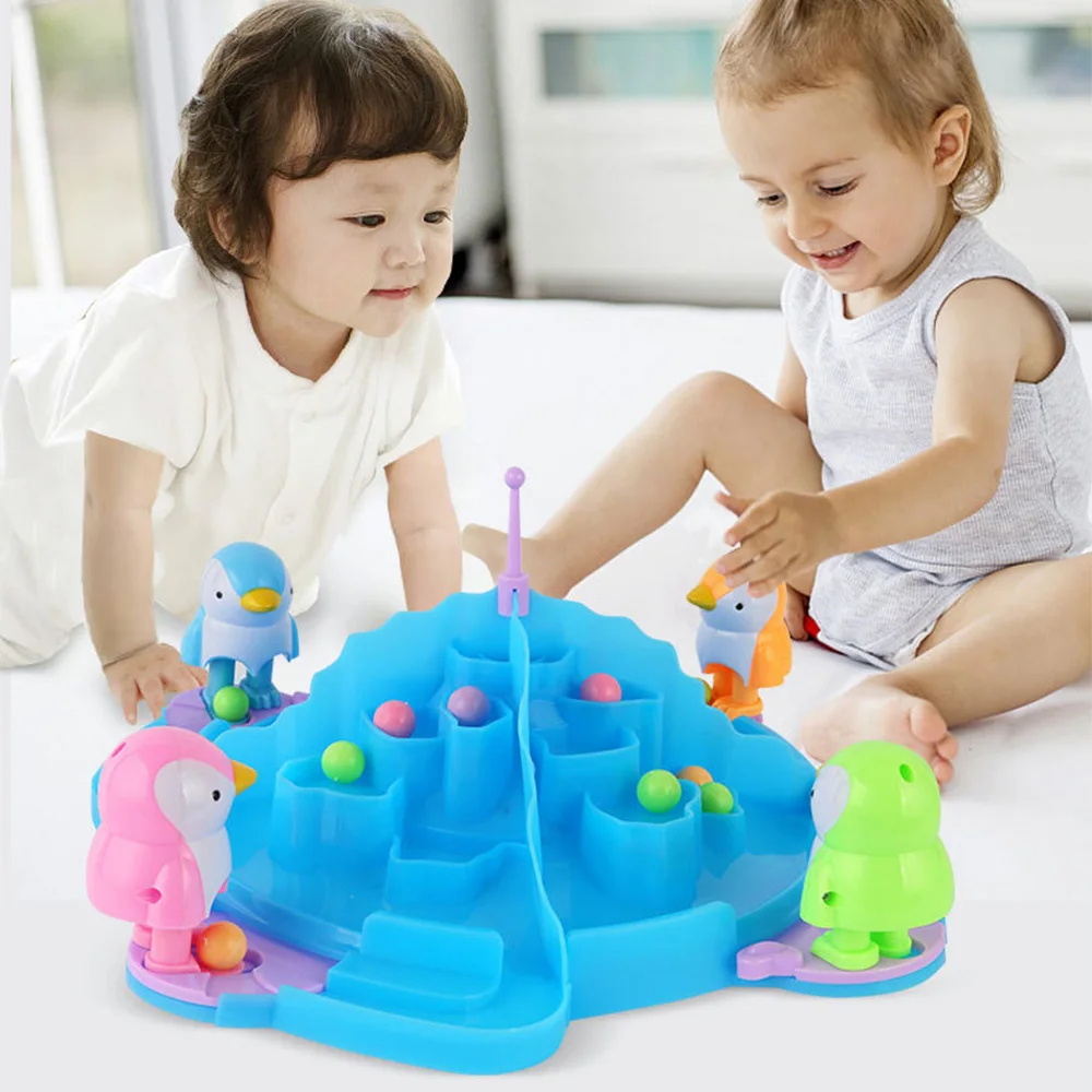  Penguins Toys Board Chess Parent-Kid Interactive Board Game Gifts Puzzle Education Classic Desk Toy