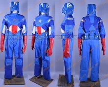 Free shipping Custom-made High quality The Avengers Captain America Theatrical Cosplay Costume