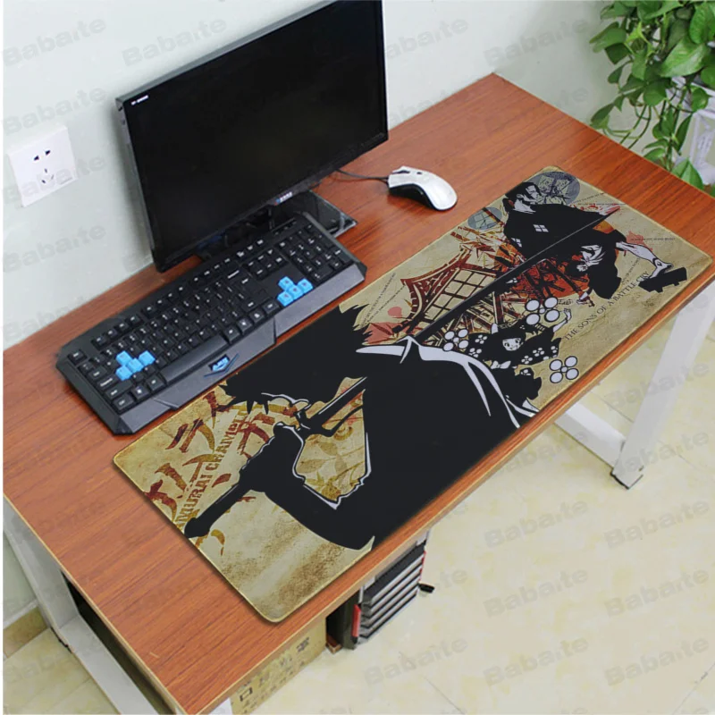 Lock Edge 30x80cm Babaite высококачественный самурайский чанпуру Большой Коврик Для Мыши Компьютерный коврик для ПК резиновый компьютерный игровой коврик для мыши - Цвет: Lock Edge 30x80cm