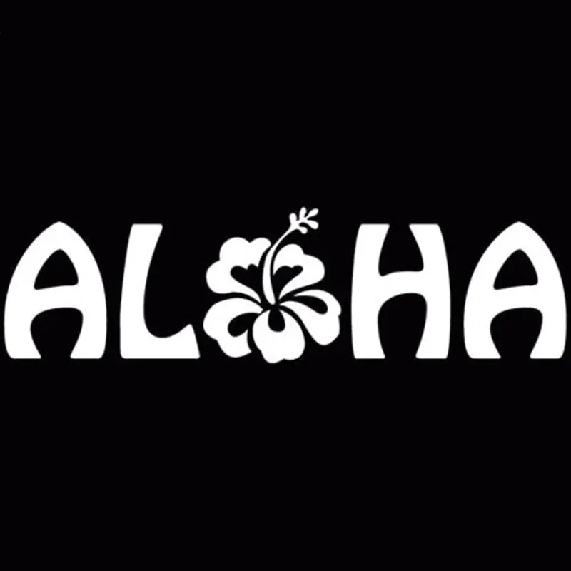 20 см * 5 Aloha Hibiscus Гавайская наклейка на автомобиль аксессуары для автомобиля