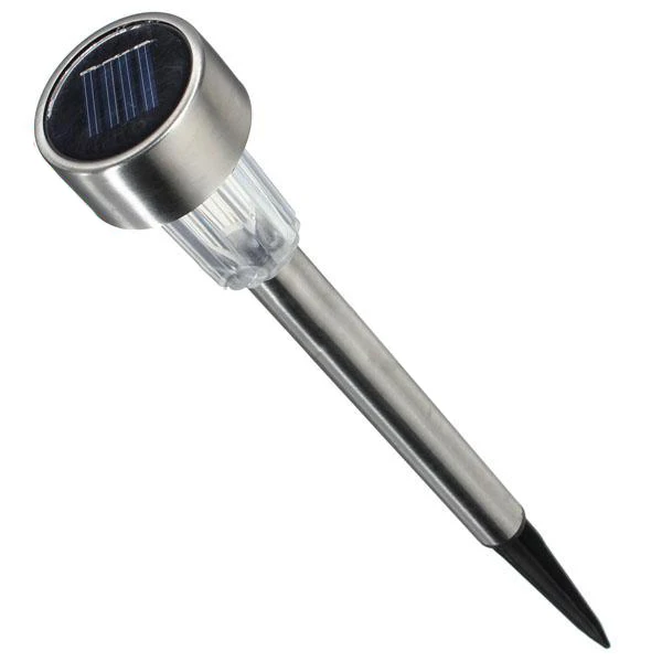 Goede DSHA Nieuwe Hot New Solar LED Path Light Outdoor Garden Gazon Landschap Rvs Spot Lamp Kleur Wit