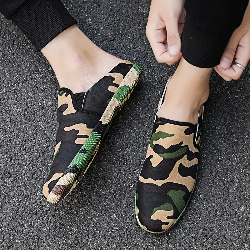Men Causal Shoes Slippers Fashion Mixed Color Beach Water Shoes Sneakers Sandals Breathable Men Summer Beach Slippers Slides