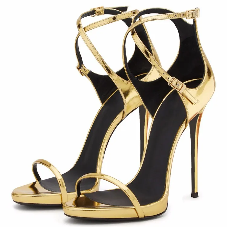 Arden Furtado/ г., летние босоножки на высоком каблуке 12 см, с ремешком и пряжкой, Золотое серебристое покрытие, модные босоножки на платформе женские туфли на шпильке
