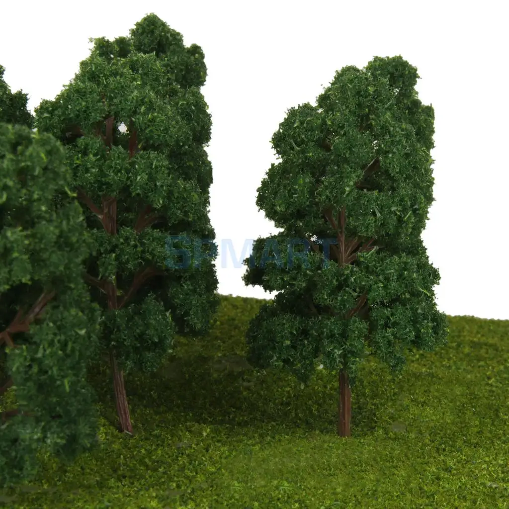 20 Trees Model Train Railroad Wargame Diorama Scenery Landscape HO N Scale