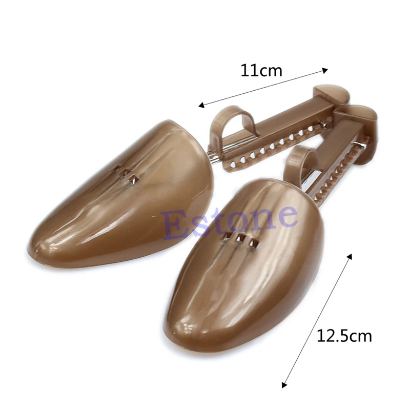 

1 Pair Adjustable Men Plastic Shoes Tree Keepers Support Stretcher Shoe Shapers Solid Random Color New Fashion High Quality