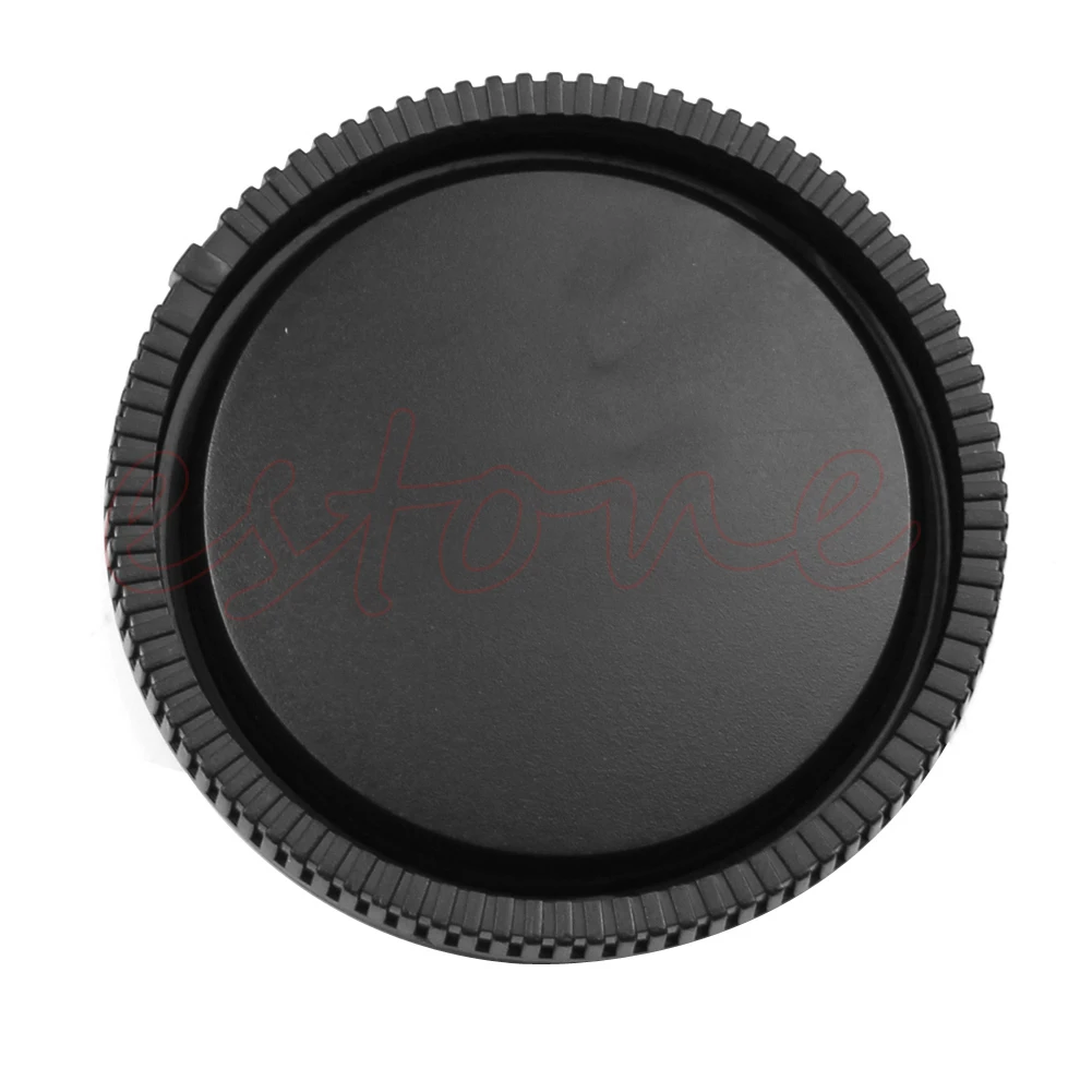 

2019 New Rear Lens Cap + Camera Front Body Cover for Sony E-Mount NEX-3 NEX-5 Black