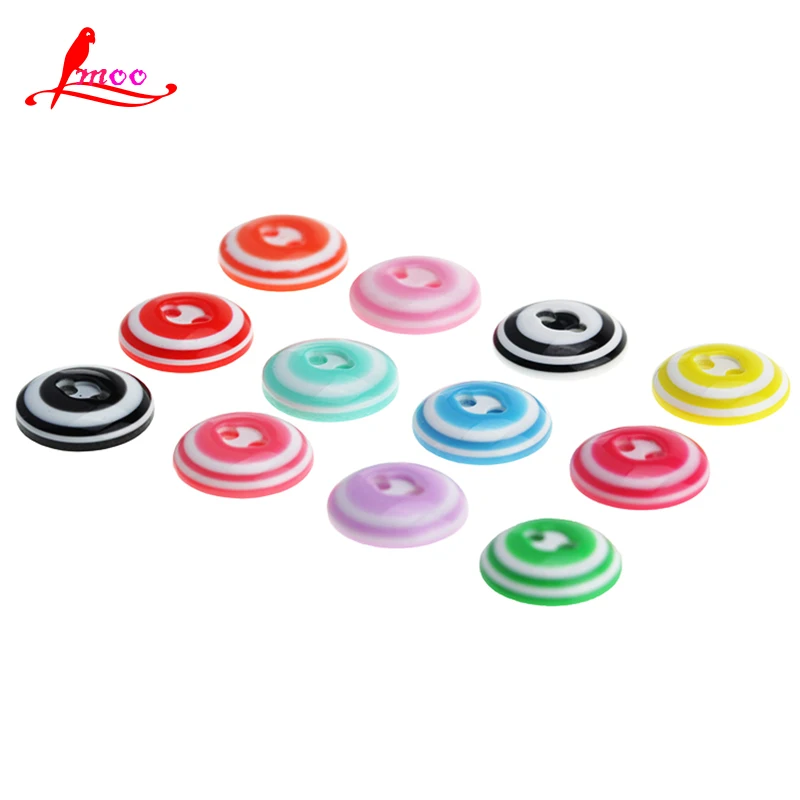 

New 100 Pcs/lot Resin 2 holes Round buttons 11mm in diameter 12 colors Children's clothing button for sewing handmade DIY