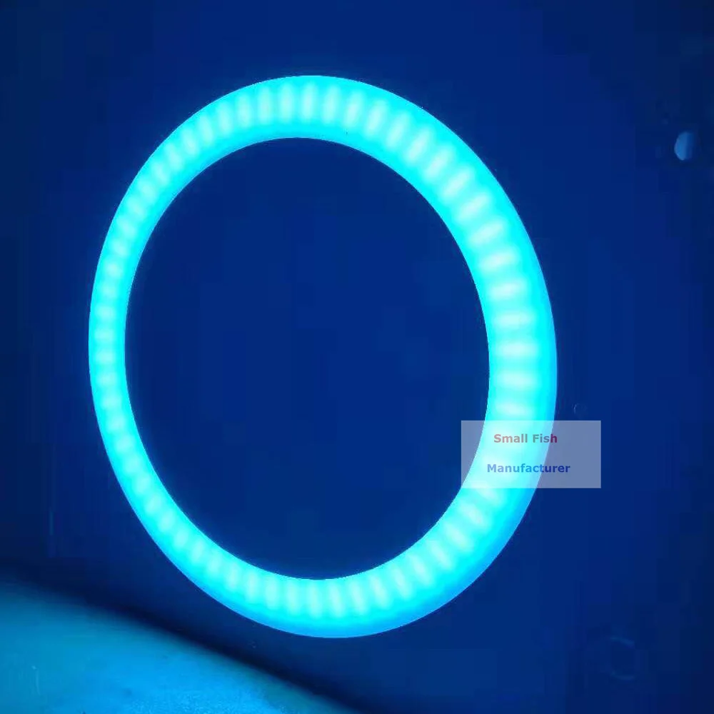 2019 Новый светодиодный фосветильник свет Halo Pixel 144 шт. SMD 5050 RGB 3 в 1 сцсветильник DMX