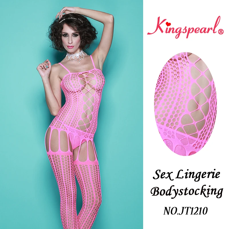 Sex Temptation Open Crotch Tight Fishnet Bodystocking Porn Sexy.