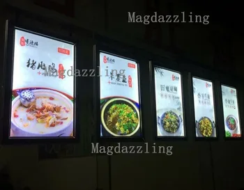 

Snap Frame Slim LED Restaurant Signs,A2 LED Menu Advertising Light Box (5pcs/lot)
