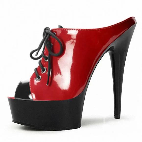 Summer ladies Pumps Sexy 15cm thin Heels platforms Nightclub Mixed Colors Sandals woman Dance Shoes