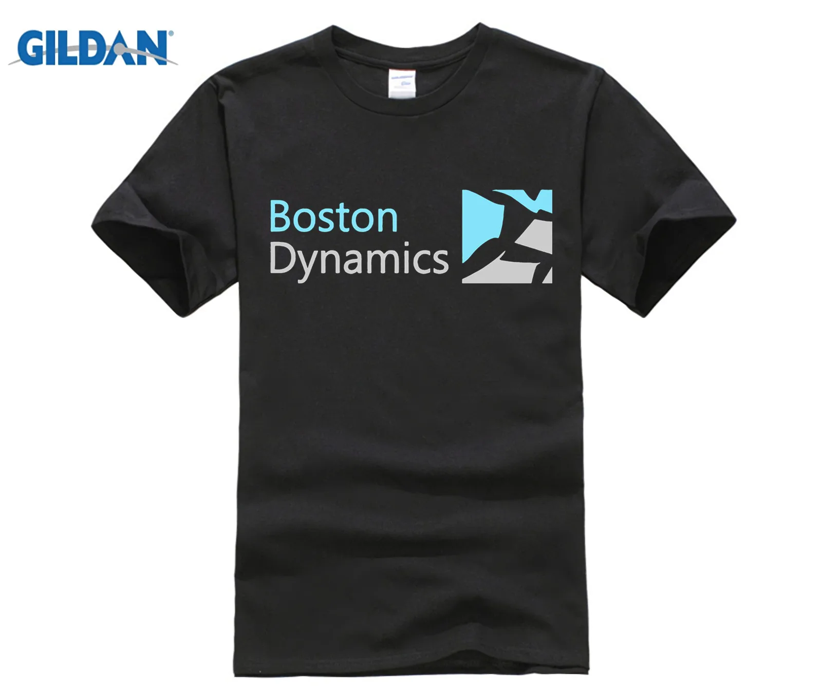 GILDAN Мужская футболка с коротким рукавом хит продаж Boston Dynamic мужские футболки мода