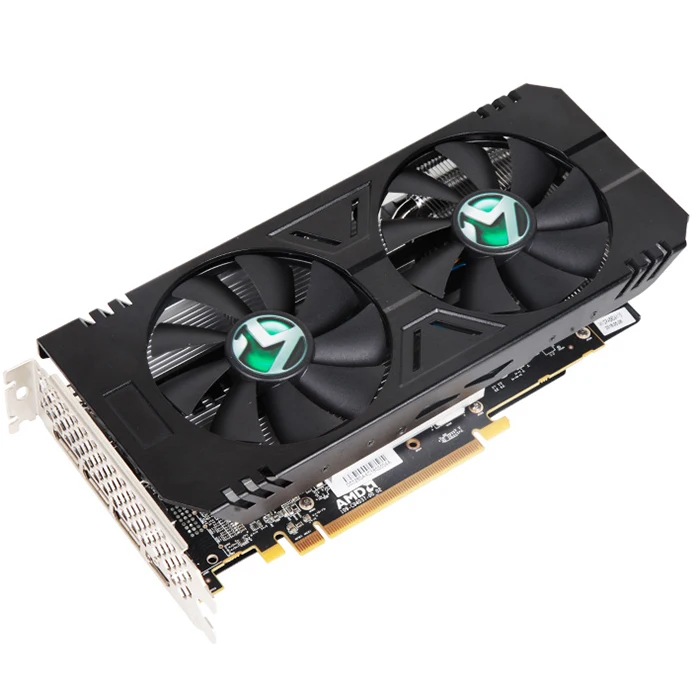 Оригинальный MAXSUN Radeon RX580 2048SP 8 GB M.2 видео Графика карта для игр GDDR5 AMD карте DP HDMI|graphic