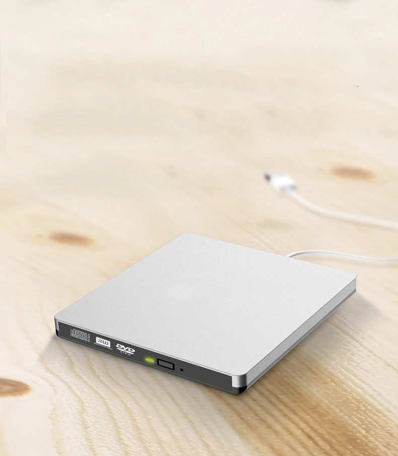 USB3.0 мобильный оптический привод dvd рекордер Внешний ноутбук настольный оптический привод Серебристый Белый Внешний портативный dvd горелки
