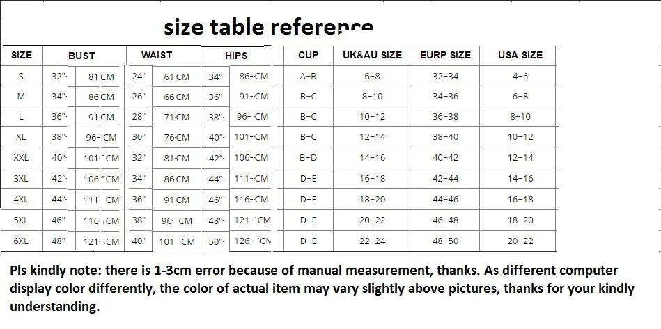 bikini size 3