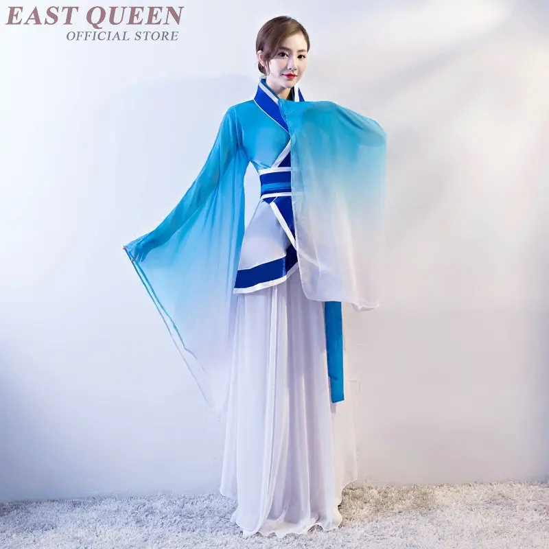 Hanfu платье Древний китайский костюм Китайская народная Одежда для танцев Женская