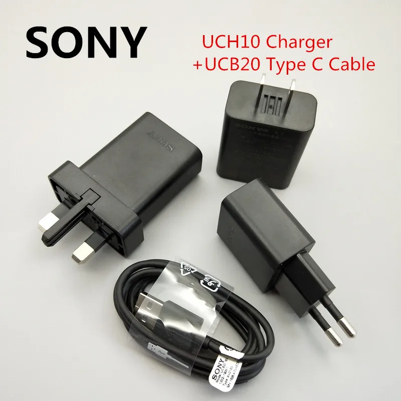 Original SONY Quick Charger EU US UK UCH10 fast adapter