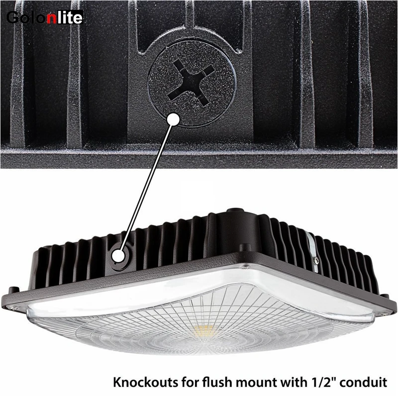 led lights for outdoor canopy