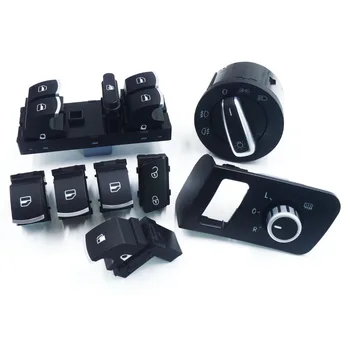 

Fuel Tank Mirror switch Headlight Window Switch Door Saftey Button for Volkswagen VW Touran 1T0 1T1 5ND 959 857 855 5ND 941 431A