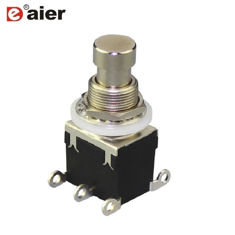 

2PCS ON-ON DPDT Momentary Stomp Foot Switch for Guitar AC 250V/2A 125V/4A Effect Device Foot Switch Without Lock 6 Pins