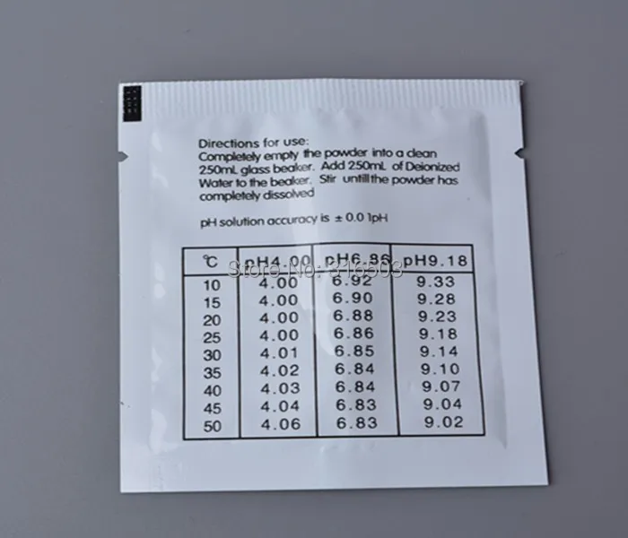 5 комплектов PH буферный порошок для PH Тест-метр мера калибровки решение 5 шт. 4,01 и 5 шт. 6,86 Калибровочная точка